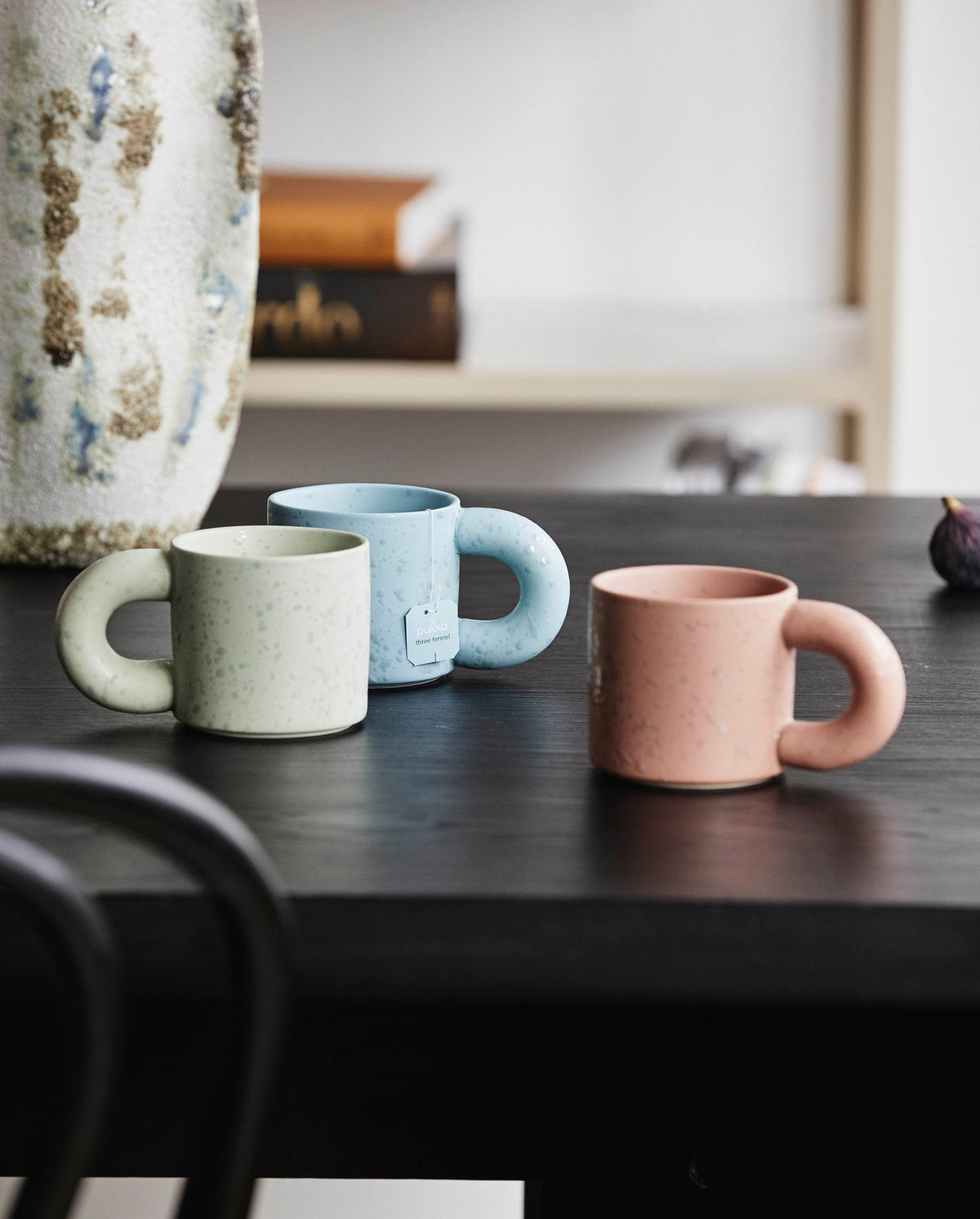 keramiktasse berlin - Elegante Kaffeetasse JOSE Rose in zartem Rosa  