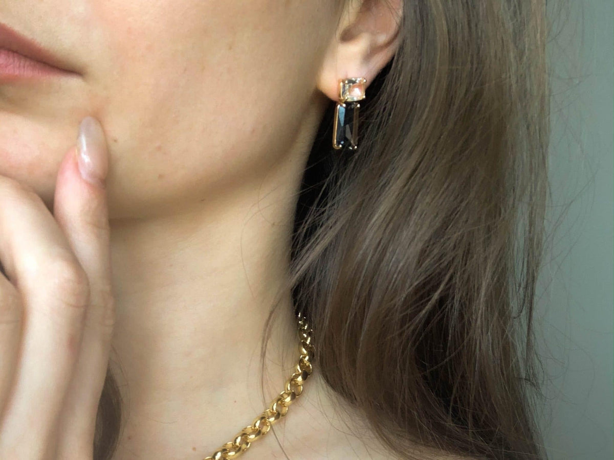 statement ohrringe - Luxus Schmuck Damen – Allure Cut Ohrringe von victoria+albert Berlin