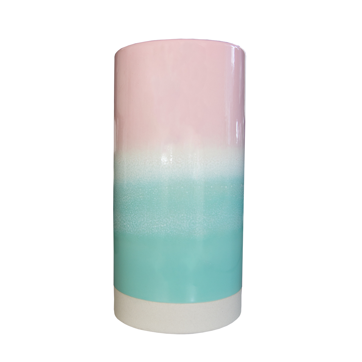     Pink Green Pastell Ombre Vase von Victoria met Albert Berlin     