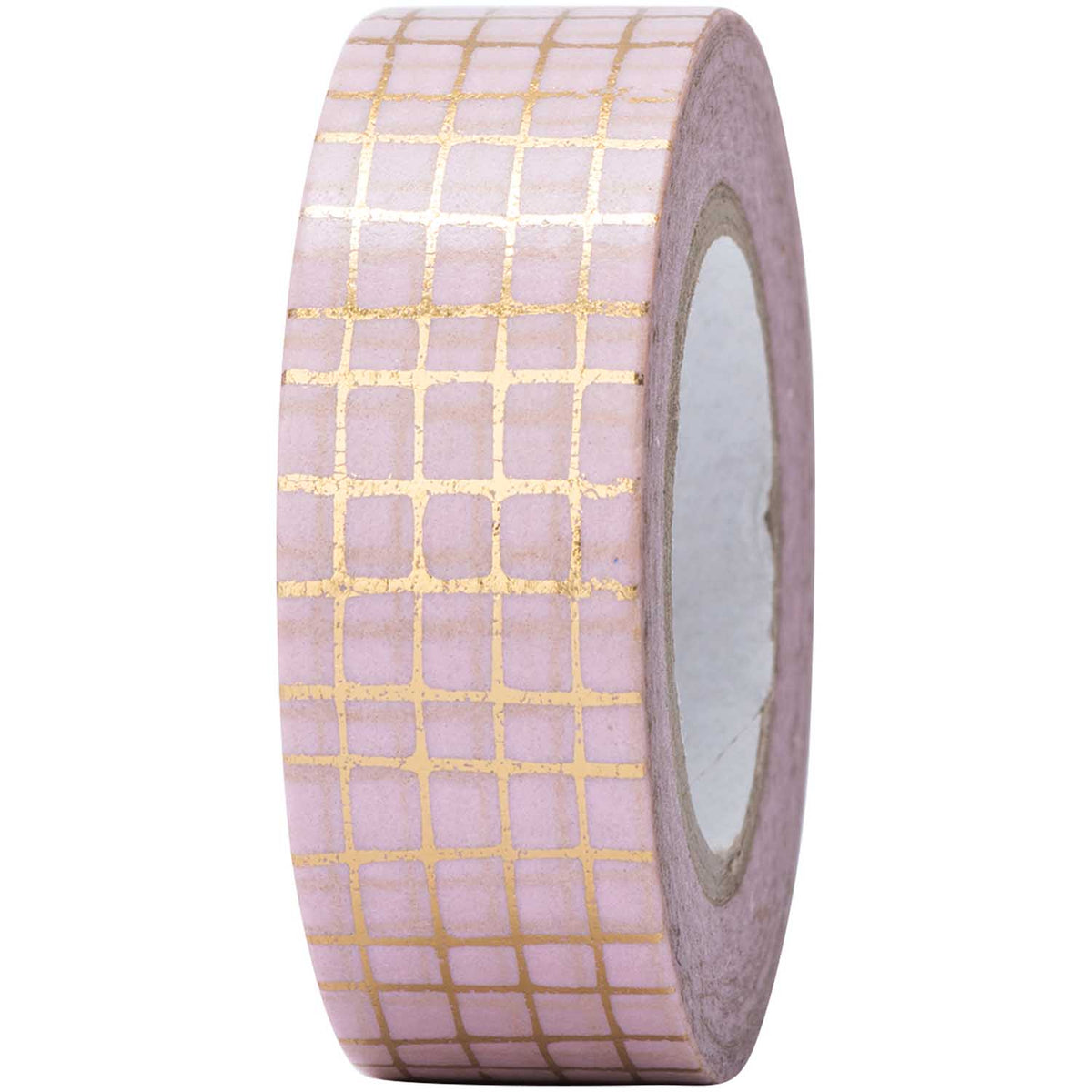 Goldenes Hot Foil Tape mit Gittermuster auf Rolle